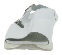 Sandalias de trabajo antideslizantes HSM para hombre, de piel auténtica y con protección ESD, con clase de protección SRA, calzado de trabajo, de segunda mano, de grado B, calzado médico, color blanco.