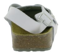 Sandalias de trabajo HSM antideslizantes para hombre, compatibles con ESD, de piel auténtica con clase de protección SRA, de segunda mano, de grado B, color blanco.