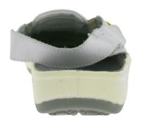 Sandalias de trabajo HSM antideslizantes para mujer, de piel auténtica con protección ESD y clase de protección SRC, de segunda mano, de grado B, color blanco.