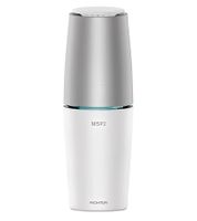 2er Pack RiCHTER UV-Luftreiniger Luftsterilisator UV-Desinfektion Luftreinigung Geruchsentfernung MSP Weiß/Silber Tragbar mit USB-Anschluss oder Stationär mit Netz-Anschluss