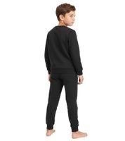 Comfortable PUMA Kids' Jogging Suit for Boys and Girls, 2-Piece Set: Sweat Joggers, Crew Neck Sweater, Cotton Set 627915 01 Black