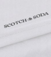 High-quality 5-pack SCOTCH & SODA Crew Neck Men's T-Shirt Basic Shirt Undershirt Cotton Shirt SSFA25M2312806 100 White