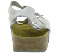 Slip-resistant HSM men's and women's work sandals, ESD-compatible, genuine leather shoes with SRC protection class, clogs, professional shoes, factory second-hand, B-grade, medical shoes, white