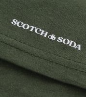 High-quality 5-pack SCOTCH & SODA Crew Neck Men's T-Shirt Basic Shirt Cotton Shirt SSFA25M2312806 in White or Black/White/Green