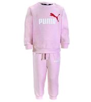 bequemer PUMA Kinder Jogging-Anzug für Jungen und Mädchen 2 teiliger Sweat-Jogger Rundhals-Pullover Baumwoll-Set 627915 in Schwarz oder Rosa