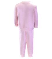 bequemer PUMA Kinder Jogging-Anzug für Jungen und Mädchen 2 teiliger Sweat-Jogger Rundhals-Pullover Baumwoll-Set 627915 in Schwarz oder Rosa