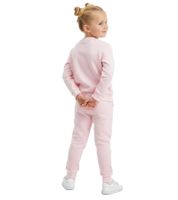 bequemer PUMA Kinder Jogging-Anzug für Jungen und Mädchen 2 teiliger Sweat-Jogger Rundhals-Pullover Baumwoll-Set 627915 in Schwarz oder Rosa