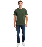 Hochwertiges 10er Sparpack SCOTCH & SODA Crew Neck Herren T-Shirt Basic-Shirt Unterziehshirt Baumwoll-Shirt SSFA25M2312806 in Weiß oder Schwarz/Weiß/Grün