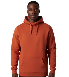 Helly Hansen Manchester Graphic Men's Hoodie, Cotton Pullover with Hood, 300 g/m² Sweatshirt, 78380 290 Orange