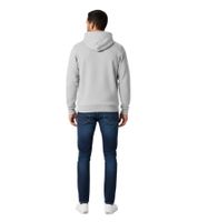 Helly Hansen Manchester Graphic Men's Hoodie, Cotton Pullover with Hood, 300 g/m² Sweatshirt 78380 970 Grey