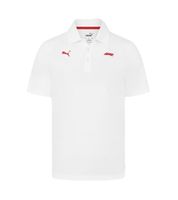 PUMA X F1 Herren Polo-Shirt Kurzarm-Shirt Baumwoll-Shirt mit Formel-1 Logo Motorsport-Shirt 701228330 002 Weiß