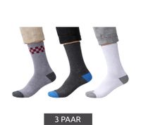 30 Paar SCOTCH & SODA Herren Terry-Crew-Socken Alltags-Strümpfe Baumwoll-Socken Größe 41-46 Business-Socken SS43491 in Navy/Blau/Hellblau oder Dunkelgrau/Grau/Weiß