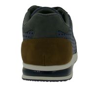 bugatti Trevor Herren Schnür-Schuhe Sneaker mit Label-Print City-Schuhe 321A3801-5000 Blau