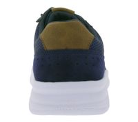 bugatti Trevor Herren Low-Top Sneaker Schnür-Schuhe mit Label-Print City-Schuhe 343-AFA11-6900 Blau