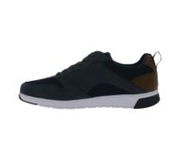 bugatti Herren Low-Top Sneaker Schnür-Schuhe mit Mesh-Einsätzen City-Schuhe 323-30704-5000 Dunkelblau