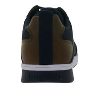bugatti Herren Low-Top Sneaker Schnür-Schuhe mit Mesh-Einsätzen City-Schuhe 323-30704-5000 Dunkelblau