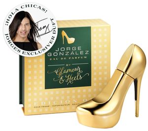 Glamouröses JORGE GONZALEZ Damen Eau de Parfum EDICIÓN ORO Körper-Duft für Frauen Glamour & Heels 50ml Gold