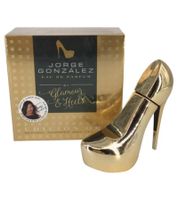 L'affascinante Eau de Parfum da donna JORGE GONZALEZ EDICIÓN ORO, fragranza corpo da donna Glamour & Heels 50 ml Gold