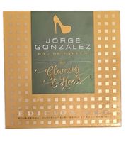 L'affascinante Eau de Parfum da donna JORGE GONZALEZ EDICIÓN ORO, fragranza corpo da donna Glamour & Heels 50 ml Gold