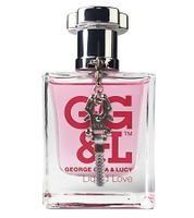 Fruity GEORGE GINA & LUCY Liquid Love Women's Eau de Toilette with Coconut and Caramel Perfume with Pouch 50ml Wine Red