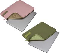 Hochwertige Case Logic MacBook Pro-Hülle mit Memory-Schaum Laptop-Schutzhülle Laptop-Sleeve 13 Zoll Oliv-Grün oder Rosa
