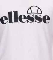zeitloses ellesse Fuenti T-Shirt Herren Baumwoll-Shirt mit Logo-Print Sport-Shirt SHP16469 Grau oder Weiß