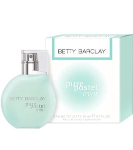 Floral Betty Barclay Pure Pastel Mint Eau de Toilette Women's Perfume: A Fruity-Woody Body Fragrance, 20ml, Blue