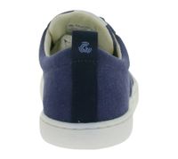 nachhaltige GROUNDIES Barfußschuhe La Paz Herren Low-Top Sneaker mit TrueSense Sohle Canvas Schnür-Schuhe GND-230264-07 Blau