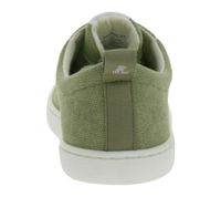 nachhaltige GROUNDIES Barfußschuhe La Paz Herren Low-Top Sneaker mit TrueSense Sohle Canvas Schnür-Schuhe GND-230264-10 Khaki