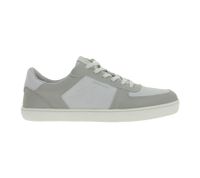 Baskets basses pour homme GROUNDIES Hamptons 2.0 en cuir véritable avec semelle TrueSense, à lacets, coloris blanc/gris, référence GND-210256-30