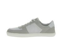 Baskets basses pour homme GROUNDIES Hamptons 2.0 en cuir véritable avec semelle TrueSense, à lacets, coloris blanc/gris, référence GND-210256-30