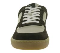 sportliche GROUNDIES Barfußschuhe Hamptons 2.0 Herren Low-Top Echtleder Sneaker mit TrueSense Sohle Schnür-Schuhe GND-210256-04 Braun