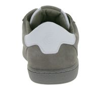 Chaussures minimalistes sportives GROUNDIES Hamptons 2.0 pour homme - Baskets basses en cuir véritable avec semelle TrueSense - Chaussures à lacets GND-210256-06 - Gris/Blanc