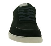 Chaussures minimalistes pour homme Urban GROUNDIES Zurich, baskets basses en cuir véritable avec semelle TrueSense, à lacets GND-270260-01 Noir/Beige