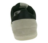 Chaussures minimalistes pour homme Urban GROUNDIES Zurich, baskets basses en cuir véritable avec semelle TrueSense, à lacets GND-270260-01 Noir/Beige