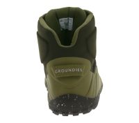 Chaussures minimalistes imperméables GROUNDIES All Terrain High 2.0 pour homme, écoresponsables, avec technologie TrueSense et semelle intérieure amovible GND-230258-38 Marron