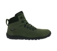 zuverlässige GROUNDIES Barfußschuhe Portland wasserfeste Herren Echtleder Trekking Boots mit TrueSense und Wechselfußbett GND-210254-10 Khaki
