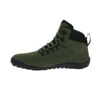 zuverlässige GROUNDIES Barfußschuhe Portland wasserfeste Herren Echtleder Trekking Boots mit TrueSense und Wechselfußbett GND-210254-10 Khaki