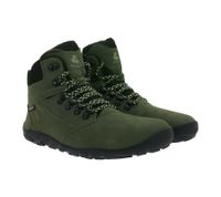 zuverlässige GROUNDIES Barfußschuhe Portland wasserfeste Herren Echtleder Trekking Boots mit TrueSense und Wechselfußbett GND-210254-10 Khaki