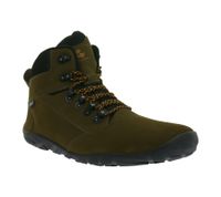Chaussures minimalistes GROUNDIES Portland, bottes de randonnée imperméables en cuir véritable pour homme, avec technologie TrueSense et semelle intérieure amovible, GND-210254-04 Marron