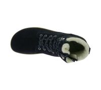 Chaussures minimalistes Timeless GROUNDIES Vancouver, bottes de randonnée robustes en cuir véritable pour homme, avec technologie TrueSense et laine de mouton, GND-220242-07, bleu marine