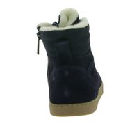 Chaussures minimalistes Timeless GROUNDIES Vancouver, bottes de randonnée robustes en cuir véritable pour homme, avec technologie TrueSense et laine de mouton, GND-220242-07, bleu marine