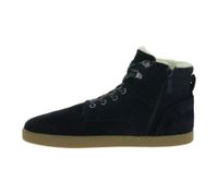 Chaussures minimalistes Timeless GROUNDIES Vancouver, bottes de randonnée robustes en cuir véritable pour homme, avec technologie TrueSense et laine de mouton, GND-220242-07, bleu marine