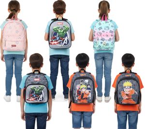 VADOBAG Kids Backpack for Girls and Boys with Hello Kitty, Marie, Avengers, Naruto, or Captain America Print - Kindergarten Backpack 5-8 L - Pink, Blue, Gray, or Black