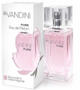 elegantes VANDINI aldo Damen Eau de Parfum blumiger Duft mit Magnolie Körper-Duft 50ml Silber