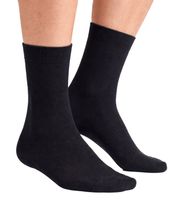 Atmungsaktive 10 Paar CAPPUCCINO ITALIA Damen & Herren Bambus-Socken Alltags-Strümpfe Freizeit-Socken Schwarz/Mix oder Schwarz