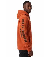 weicher Helly Hansen Manchester Graphic Herren Hoodie Baumwoll-Pullover mit Kapuze Sweat-Pullover 78380 Grau oder Orange