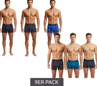 9er Sparpack SCOTCH & SODA Herren Boxershorts mit Baumwoll-Stretch Unterwäsche Unterhose SSSP25M166645 Blau/Schwarz/Bunt oder Blau/Bunt