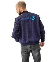 Blouson bomber Formula E pour homme avec logo dégradé, veste éco-responsable, veste de printemps 701223598 001 Bleu
