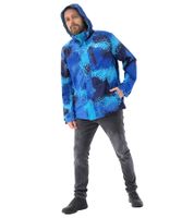 Formula E Camo Herren Regen-Jacke mit verstaubarer Kapuze nachhaltige Motorsport-Jacke Frühlingsjacke 701223598 001 Blau